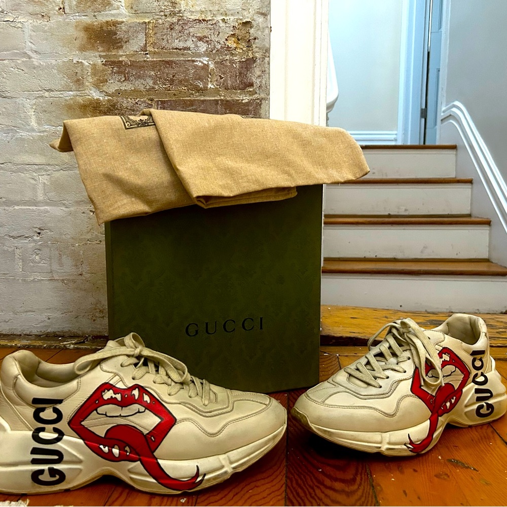Rare size, lightly worn Gucci Rythons